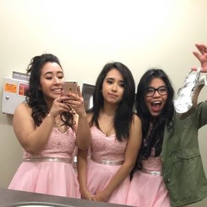 PROMGIRL BLUSH PINK DRESS